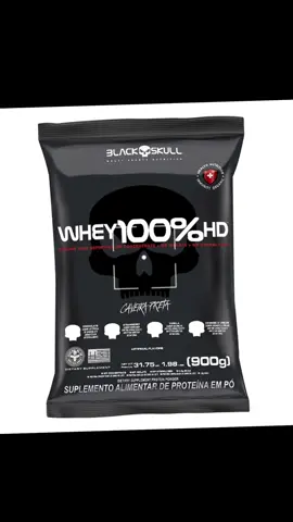 Dê uma olhada em Whey 100% Hd 900g Whey Concentrado + Whey Isolado + Hidrolisado - Black Skull por R$125,00. Compre na Shopee agora! https://s.shopee.com.br/7AVLcarRQx
