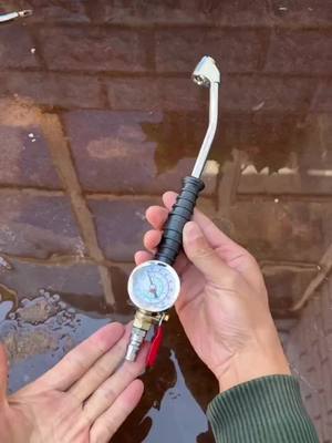 Đầu Vòi Bơm Hơi Bánh Xe 2 Đầu Đa Năng, Hỗ Trợ Bơm Và Đồng Hồ Đo Áp Suất Chuẩn Xác Cho Nhiều Lốp Xe