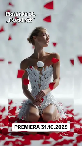 Piosenka pt. „Płatki róż” PREMIERA 31.10.2025 o godz. 20:00 na moim kanale na YouTube #dlaciebie #piosenka #muzykatiktok #damazlotejery #hity @Beti @💜💜MGZmuzyka💜💜 @🎵 dako 🎵 @evka465 @Bernadeta Golcz @Grazyna 🩸 🏴󠁧󠁢󠁳󠁣󠁴󠁿 🎶🎧 @@Marzena @♏♏Uleńka♏♏ 