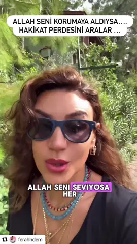 #Repost @ferahhdem with @use.repost ・・・ Gerçeği görmek bazen acıtır… ama  aslında o acı  İlahi bir korumadır.✨🪬…   #allah #yaradan #sevgi#ilahikoruma          