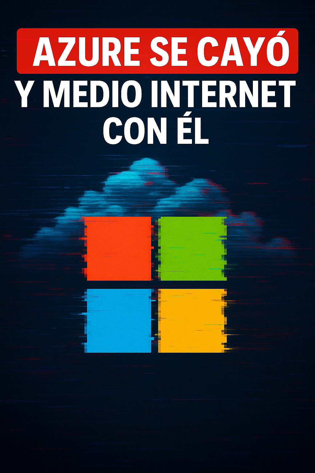 ¡Microsoft y Azure se cayeron!  De nuevo internet entró en tema ya que el día de ayer 29 de octubre azure se cayó                                              .                                                        .                                                             #cloud #azure #microsoft #caidaazure 