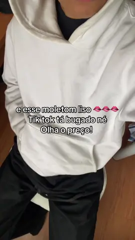 esse moletom é quente! #moletomliso #moletom #blusadefrio #tiktokshop 