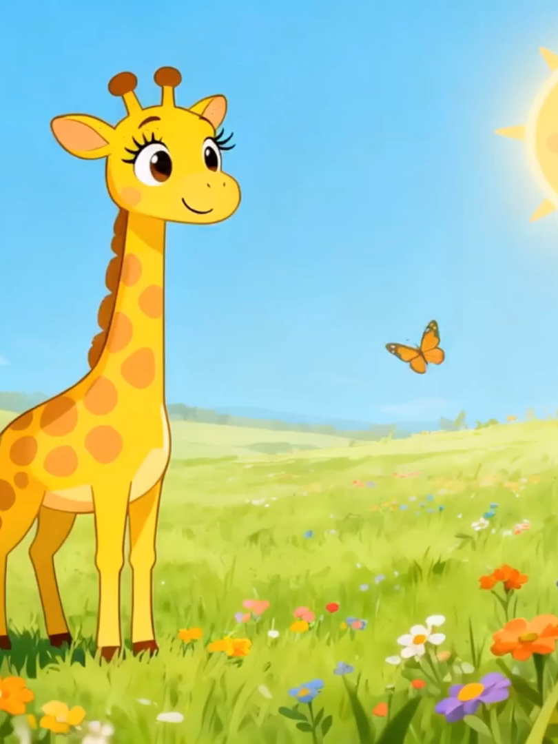 Gigi, a girafa no mundo mágico. #fy #infantil #musicas #criança #cores #animais