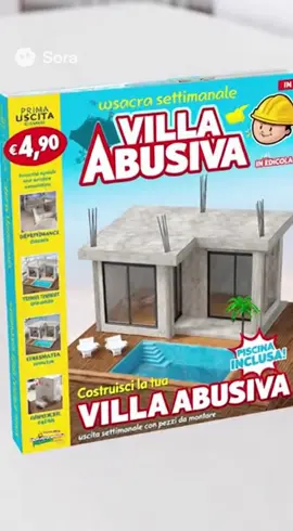 Costruisci la tua Villa Abusiva #pubblicità #giochiimprobabili #foryou #ia #sora 