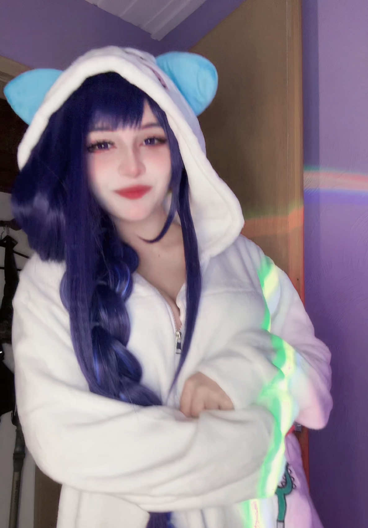 This was so comfy 😭 #raidenshogun #cosplay #cosplaydance #dancing #hoyocreators 