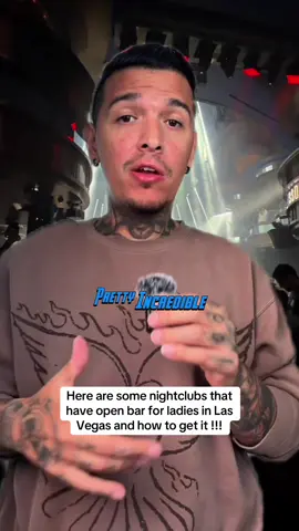 Here are some nightclubs that have open bar for ladies in Las Vegas and how to get it. #openbar #freedrinks #vegasdrinks #lasvegasclubs #thingstodoinvegas 