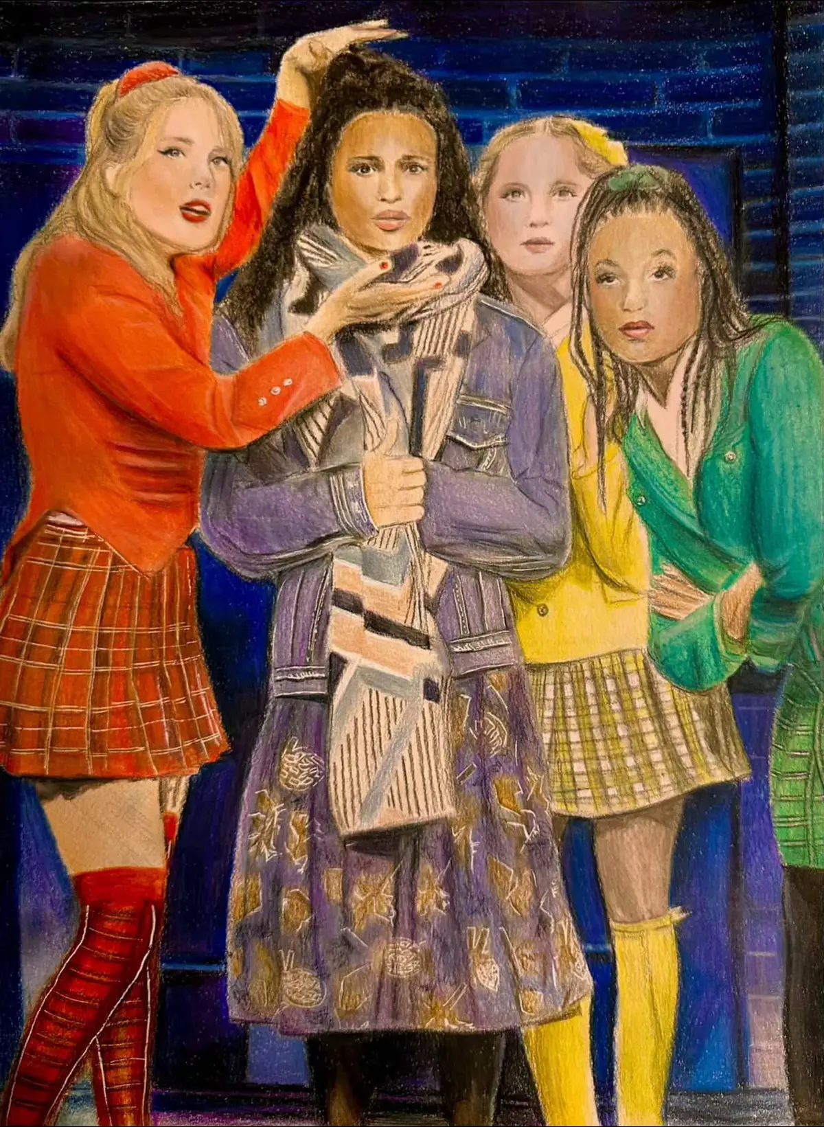 Clearly our Corn Nuts are ACING art class 👏🎨 We're loving all of your Heathers fan art, keep them coming & tag us! #Heathers #HeatherstheMusical