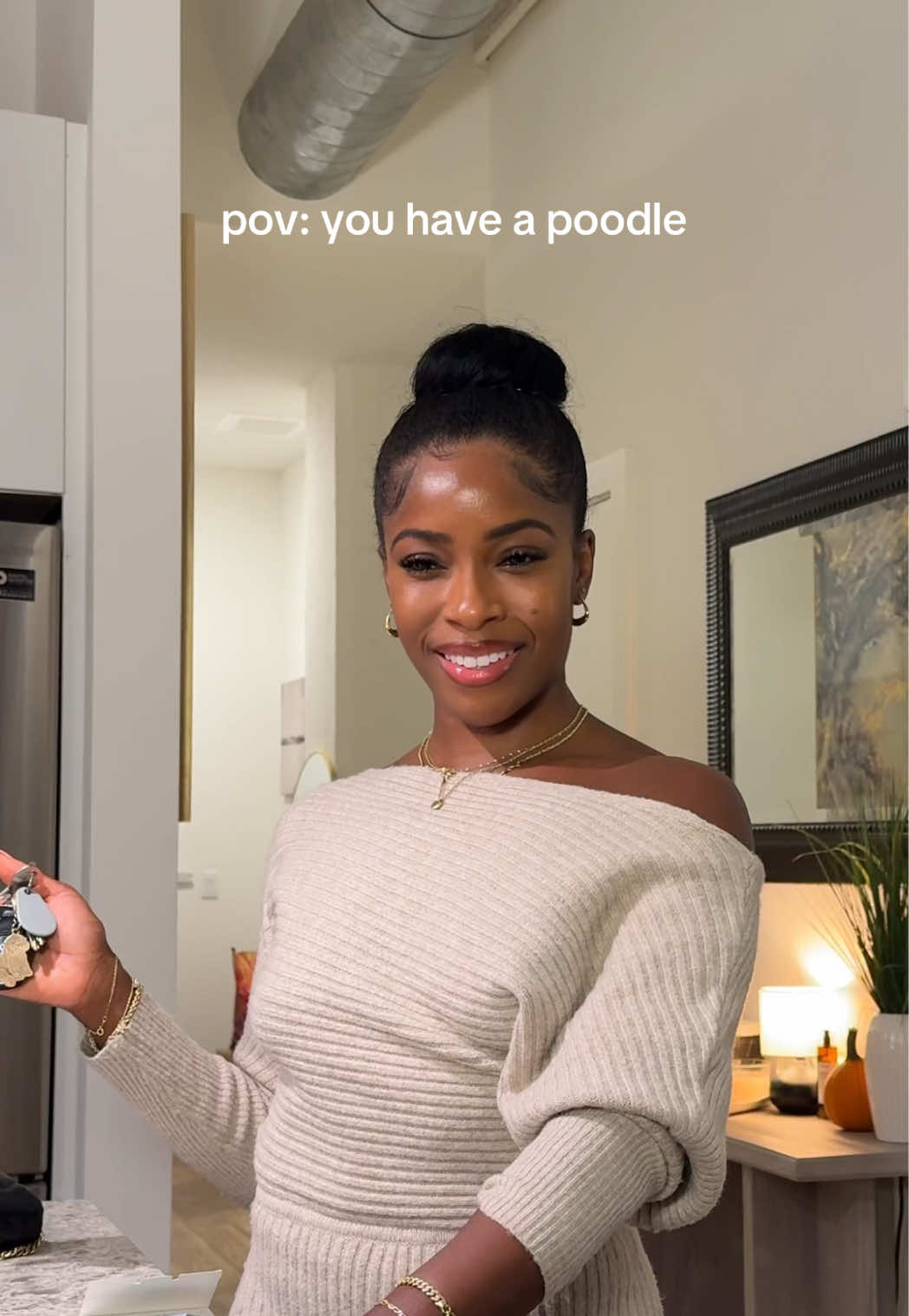 he only answers to treats #minipoodle #dogsoftiktok #dogmom 