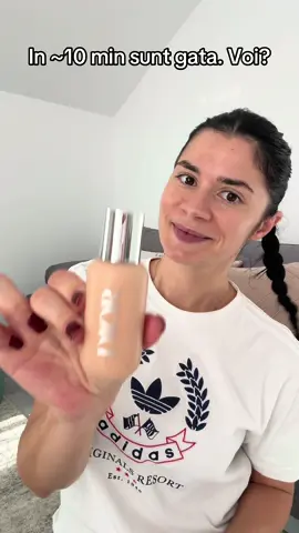 În mai puțin de 10 min e gata machiajul meu. Vouă cat vă ia? #makeuptutorial #mommakeuproutine #MomsofTikTok #mommakeup #routine 