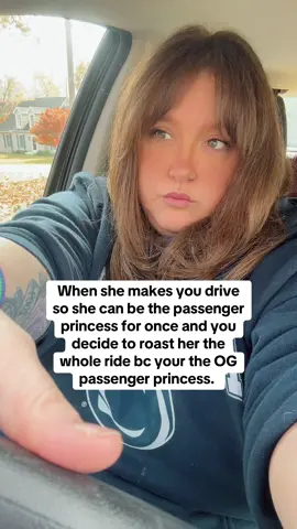 Request DENIED until I am back in passenger princess mode. #wlw #lesbiancouple #olderlesbiansoftiktok #wlw 