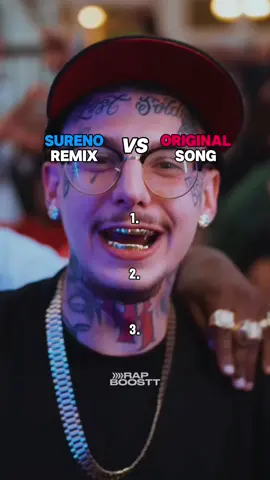 SURENO REMIX VS ORIGINAL SONG 😱⁉️ #sureno #chicano #leftygunplay #blanco15 #akon 
