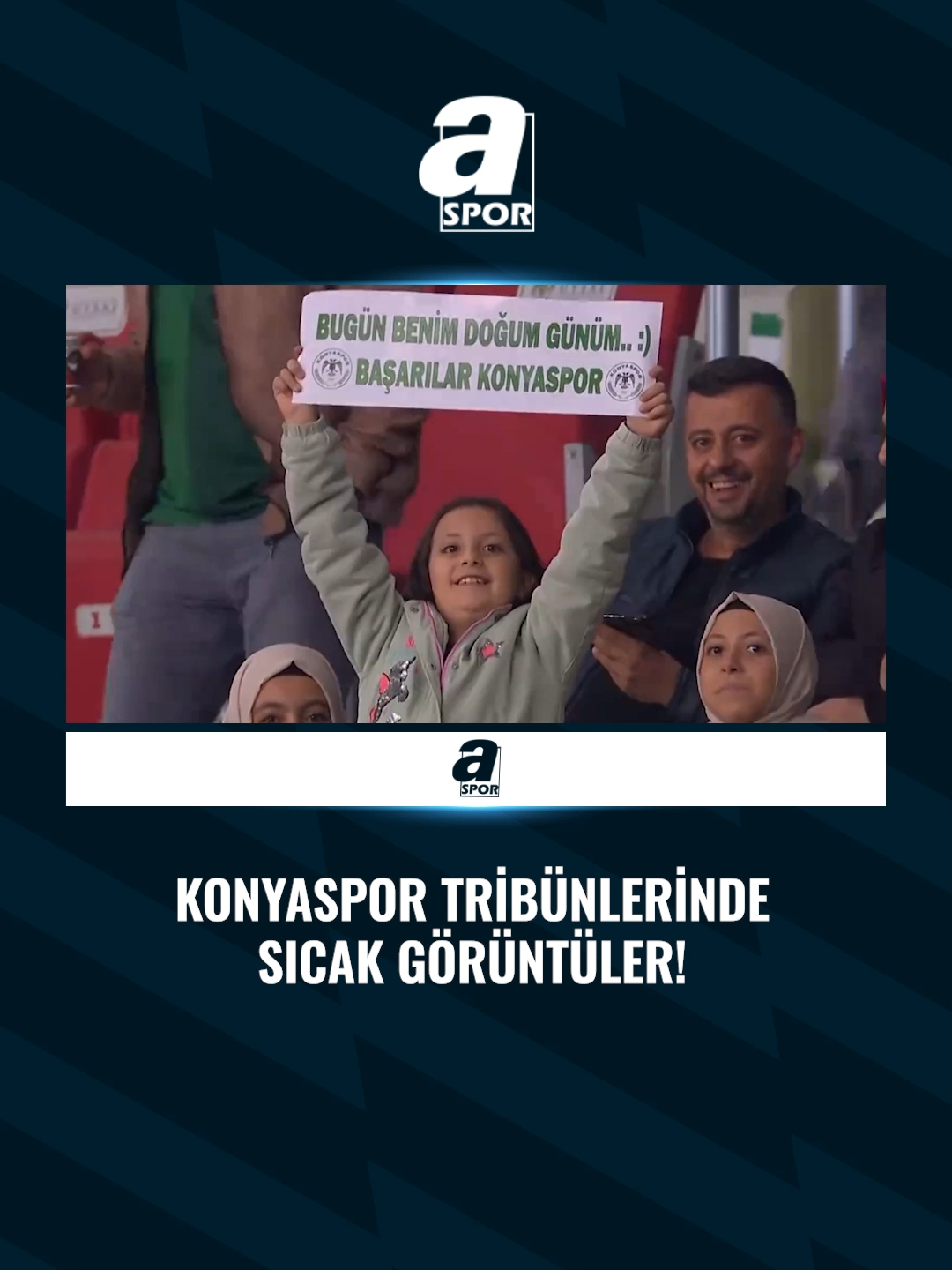 🪧 Bugün benim doğum günüm. Başarılar Konyaspor!  🎙️🥰  Kerem Canbulat: Biz de kardeşimizin doğum gününü tebrik edelim. #ZTK #Futbol #SadeceSpor #ASpor #SporGünlükleri #Spor #FutbolunKalbi