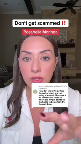 Replying to @Michelle Williams7318 here are a few ways to make sure you’re getting the right one! #rosabella #moringa #pharmacistadvice #tiktokshopcybermonday #scammeralert 