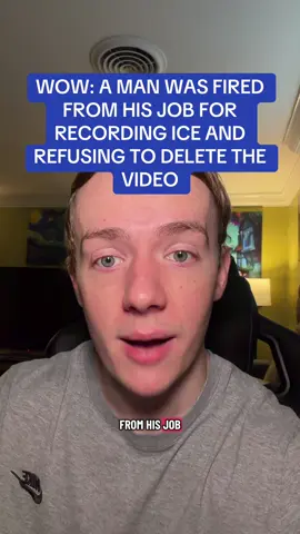 📢 He filmed ICE arresting someone — and got fired for it. #ICE #Menards #Accountability #News       #greenscreenvideo 