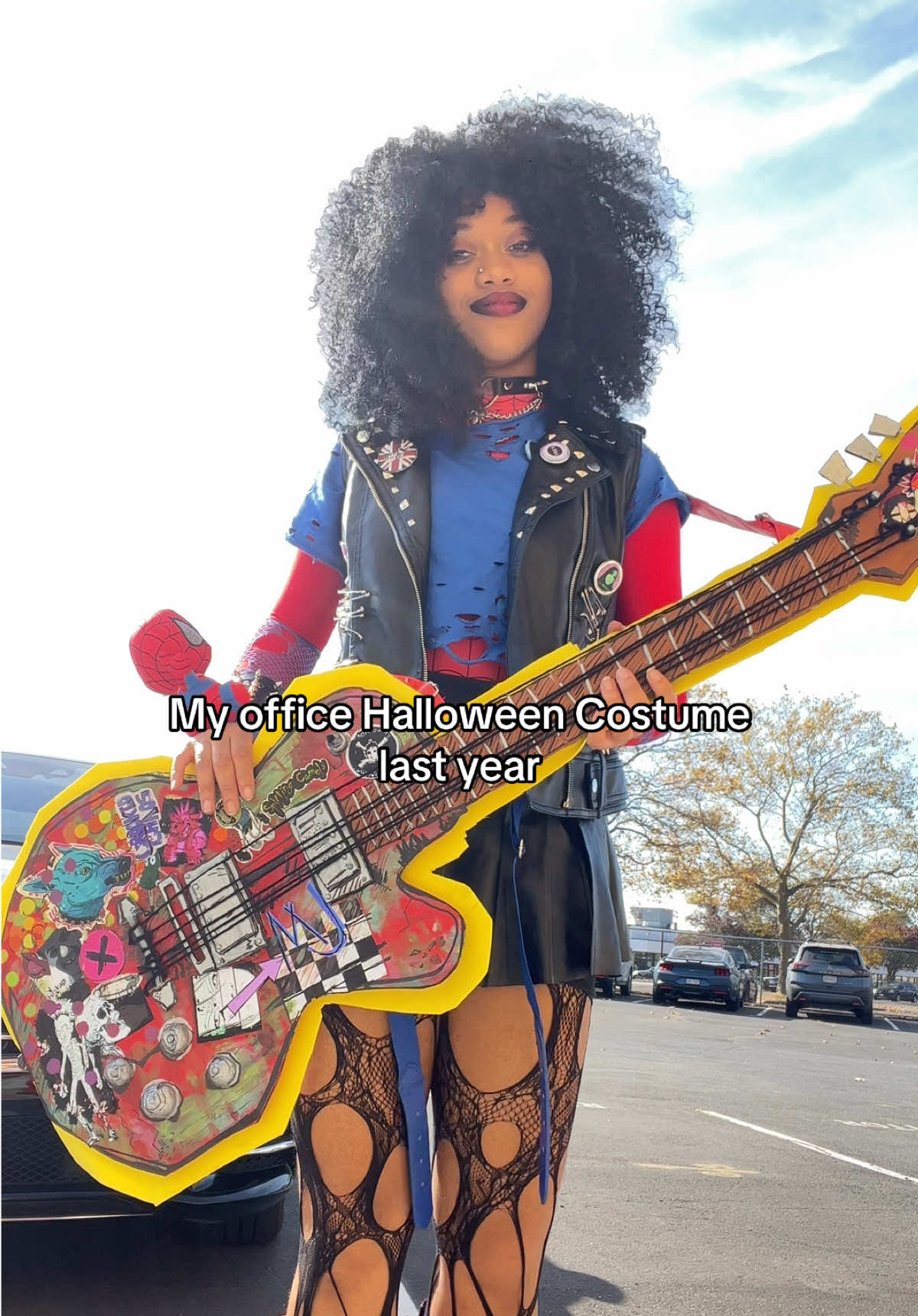 “I was cool this whole time” - Hobie Brown #spiderverse #spiderpunk #hobiebrown #blackcosplayer 