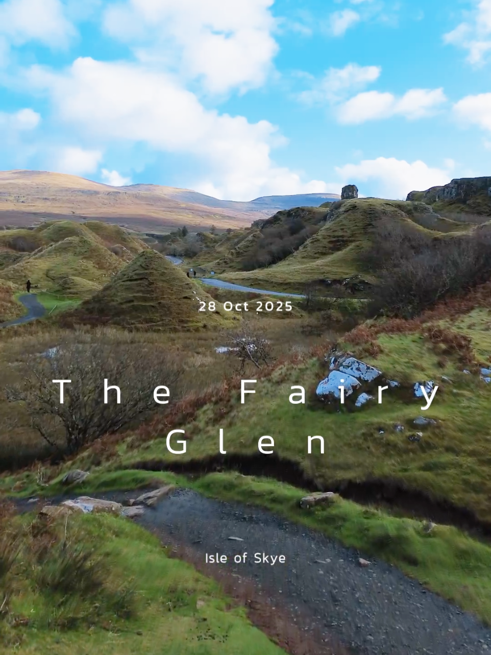 ✨ Hidden gem in Scotland — the magical Fairy Glen 🏞️💫#FairyGlen #IsleOfSkye #Scotland #Travel #hiddengems 