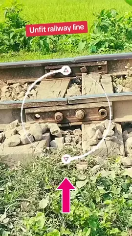 Unfit railway line. PLEASE NOTE: THIS IS NOT A KENYAN TRACK. #railway #trains #railtrack #railroad #kenyanrailroader 