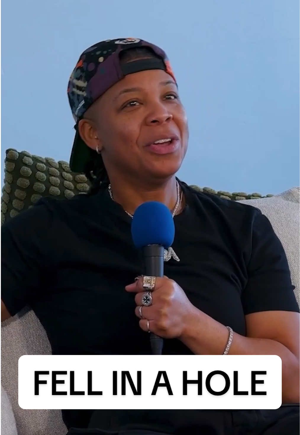 Watch your step and click the link in my bio for the full episode with @PUNKIEJOHNSON #fyp #foryou #podcast #sotrue #hole 