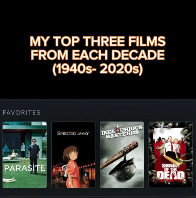 CREDITS TO @Russ   my top 3 films from each decade: this list was hard to make for 90s and 2000s.  #fyppppppppppppppppppppppp #cinema #movies #filmtok 