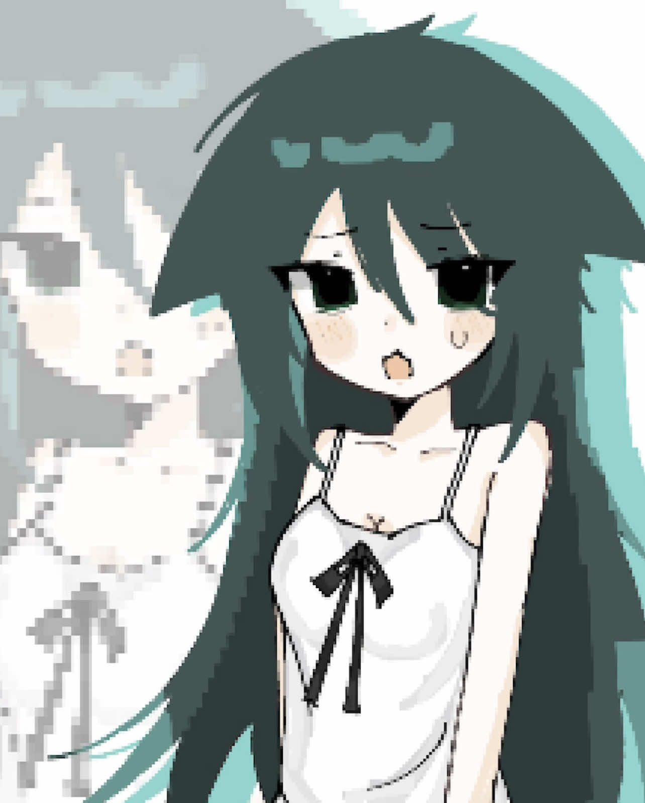 I MISS DRAWING SO I COME BACK OKAY BUT I LOST ALL OF MY OLD ARTWORK 😭😭😭😭 BRUH #art #sayanouta #visualnovel #fyp #viral 