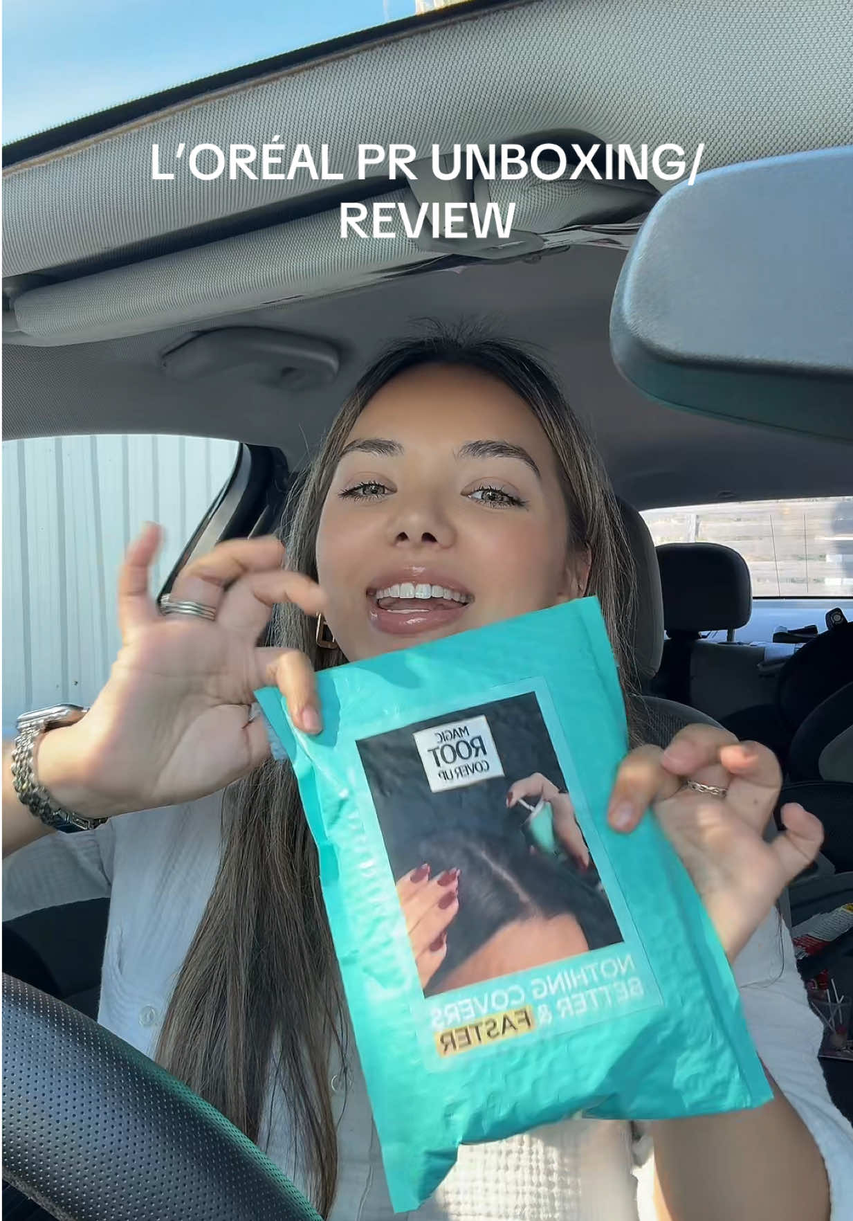 L’ORÉAL PR unboxing/review! Truly obsessed with this product, covers my gray hair like a charmmmm! 😍 10/10 @loréal paris usa  ##loreal##hairtok##hairhack##hair##grayhair