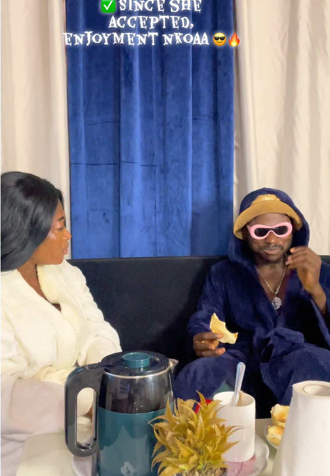 ✅ Since she accepted, enjoyment nkoaa 😎🔥#ghana #GhanaTikTok #FYP #funnyvideo #funnyvideo 