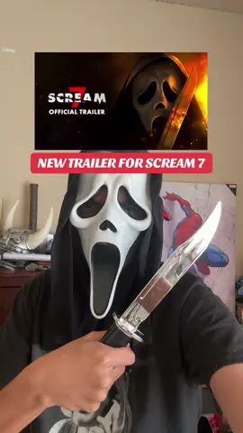 ⚠️FAKE KNIFE⚠️ Let’s go!! I am definitely gonna come back cosplaying as Ghostface for this movie and for next year, I’m gonna give it an upgrade. See you in 2026. @Ghostface @Paramount Pictures #scream #ghostface #horrortok #scarymovie #scream7 