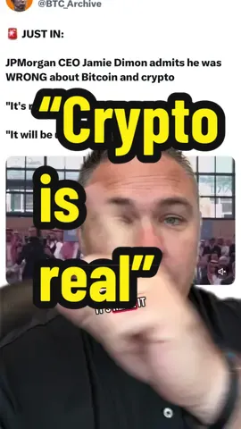 “Crypto is real” #crypto #bitcoin #altseason #investing #stocks 