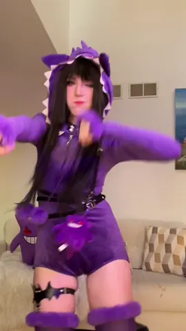 get jiggy 😈  #cosplay #gengarcosplay #pokemoncosplay 