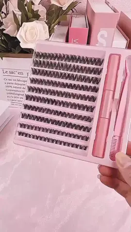 ✨Cílios de salão em casa!👁️ Kit Manjesen com 200 fios, cola e pinça pra um olhar poderoso 💖 link no comentário   #ciliosperfeitos  #belezafeminina  #autocuidado  #fy 