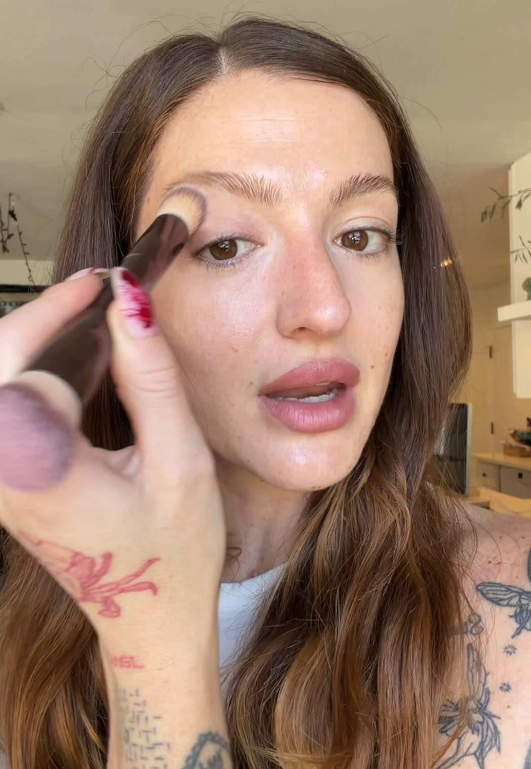 Your bestie when it comes to a natural “I woke up like this” look!  @Armani beauty @sephora  #giftedbyarmani #armanibeauties #luminoussilk #nomakeuplook #nomakeupmakeup 