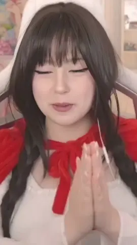 she stopped mewing. @twitch.tv/upminaa  #upminaa #upmina #upminacos #cosplay #twitch 