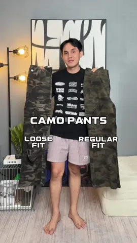 Camo pants loose fit & regular fit #camopants #celanapria #celanapanjang #rekomendasioutfit #fashiontiktok 