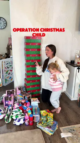 Just the begining of the Christmas giving ❤️🫶 #MomsofTikTok #toddlermom #operationchristmaschild #momlife #christmas 