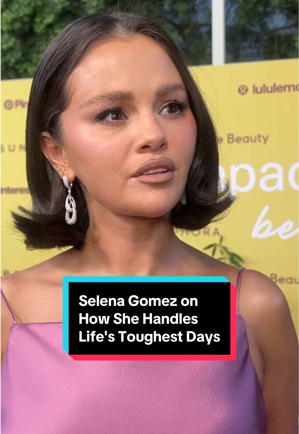 #SelenaGomez shared heartfelt tips on getting yourself pumped up after a rough day at the #RareImpactFund Benefit Gala in L.A. #RedCarpet #Selenator 