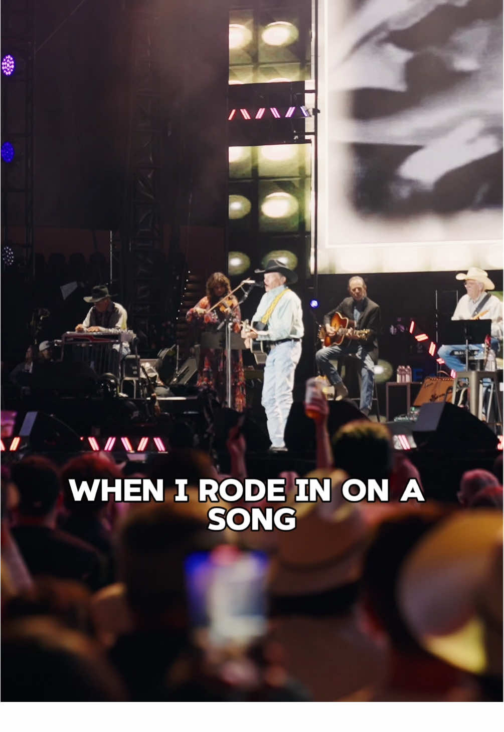 #TBT to #Troubadour live at @SoFi Stadium! What’s your favorite lyric from this one? 🐎#GeorgeStrait #CountryMusic #LiveMusic 
