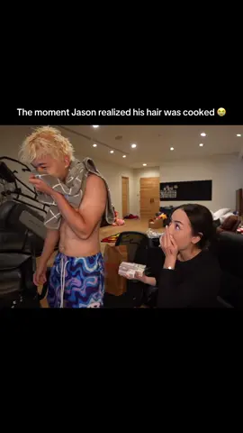 Jason’s hair is falling out 😭 #jasontheween #sakura #hair #fyp #viral 