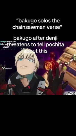 mha is a kobeni level verse #fyp #mha #chainsawman #bakugou #pochitachainsawman 