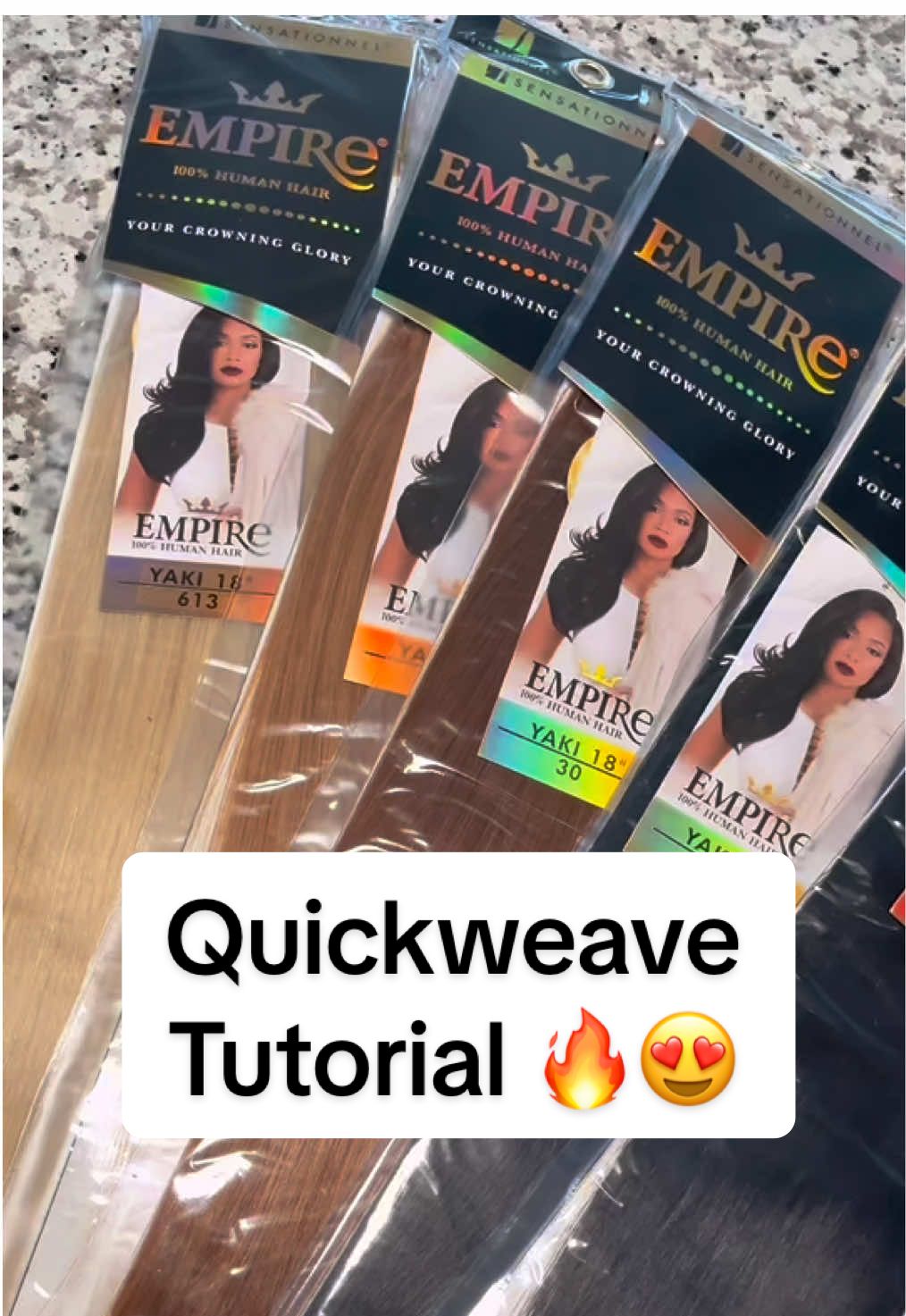 This Beauty supply Hair Ateeee Downnn for this Quickweave 😍🔥😮‍💨  Hair :@Sensationnel_hair 💕  #empireyaki #quickweave #highlights #hairtok #flipoverquickweave 