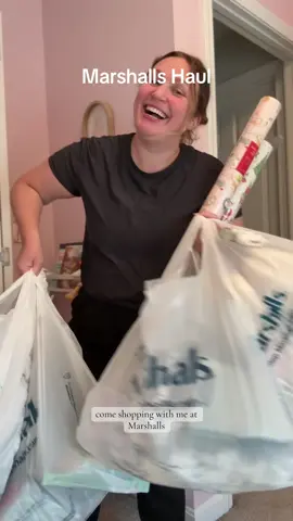 Going through your purchases at home is the best part #marshalls #marshallsfinds #marshallshaul #christmas #momtok 