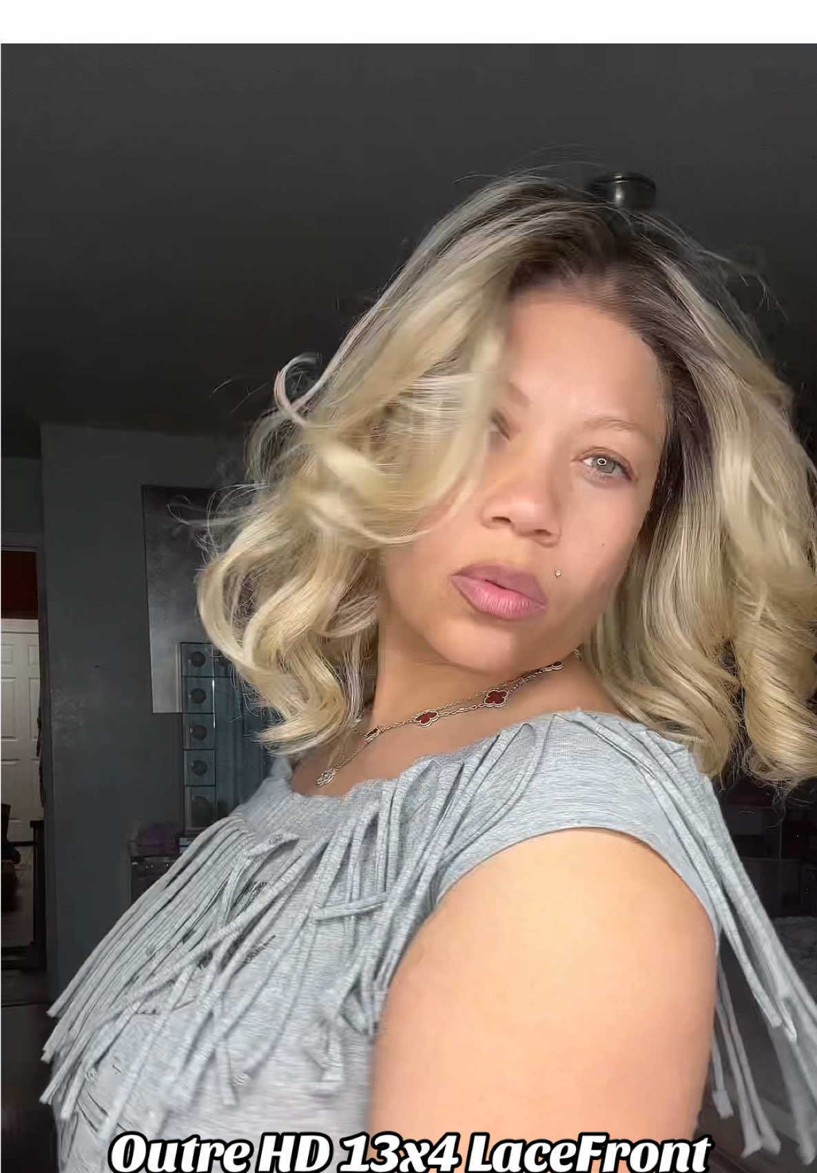 Looking For A Perect Melted Hairline, This Wig Is It, The Ombré Blonde Color Is Beautiful, I Bought 4 That Is How Much I Love This Wig… #tiktokshop #outrewigs #ombrewig #tiktokmademebuylt #gluelesswigs 