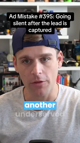 Your ads shouldn’t stop once someone books a call or opts in. That’s when it actually matters most. Keep showing up everywhere they look (i.e Meta, IG, YouTube) with educational, entertaining and trust-building content. It’s not about selling. It’s about staying top of mind. Because one unopened email or ignored text shouldn’t kill the momentum (or the relationship). The brands that truly dominate are the ones that treat the post-lead window like a new campaign, not an afterthought.