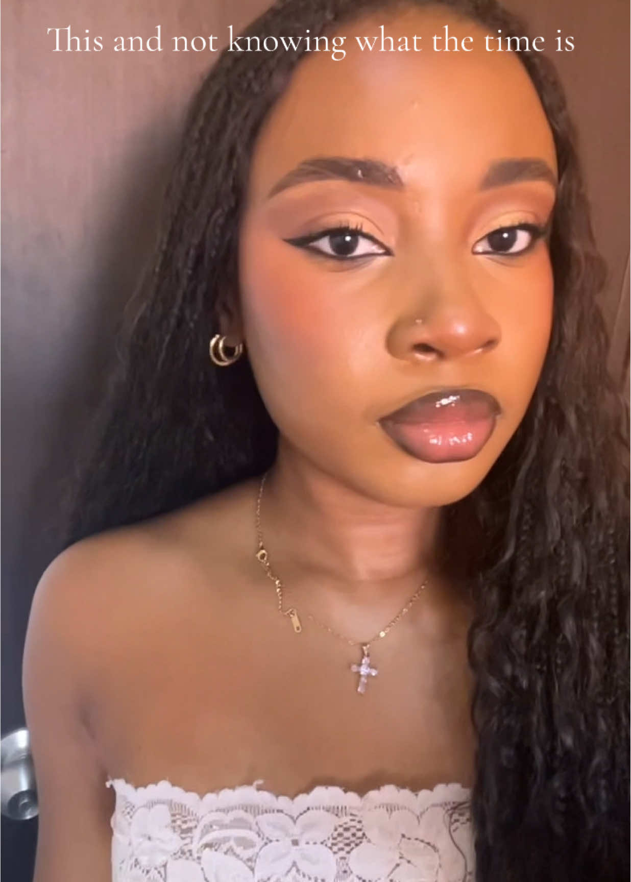 This look came out so so cuteeee🤭🤭🤭@NYX Professional Makeup @Milani Cosmetics @Blossom Makeups @realtechniques @LAWLESS Beauty @elfcosmetics #creatorsearchinsights #l0veamanda #softglam #makeuptherapy 