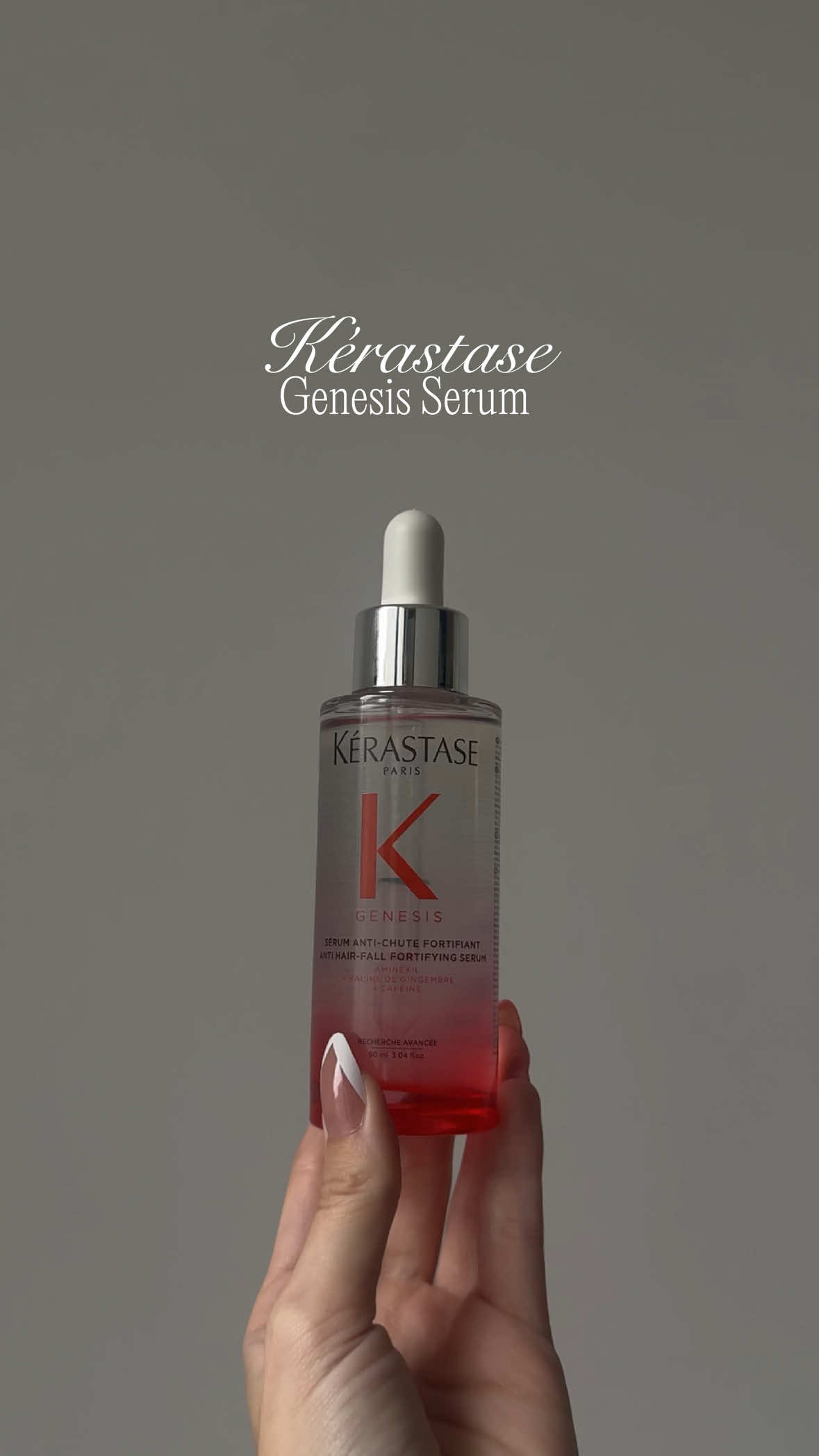 publiciteit I Byebye haaruitval en hallo zelfvertrouwen! Het Genesis serum verrijkt met gemberwortel, aminexil en Edelweiss-cellen works magic!♥️ @Kérastase #kerastase #genesis #AD 
