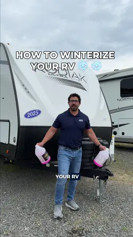 real ones winterize before the first freeze hits 🛠❄️ #rvtok #rvlife 