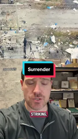 Surrendering to a drone 