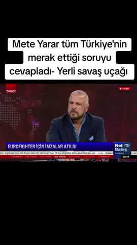 Mete Yarar tüm Türkiye'nin merak ettiği soruyu cevapladı- Yerli savaş uçağı  #meteyarar #kaan #savas 