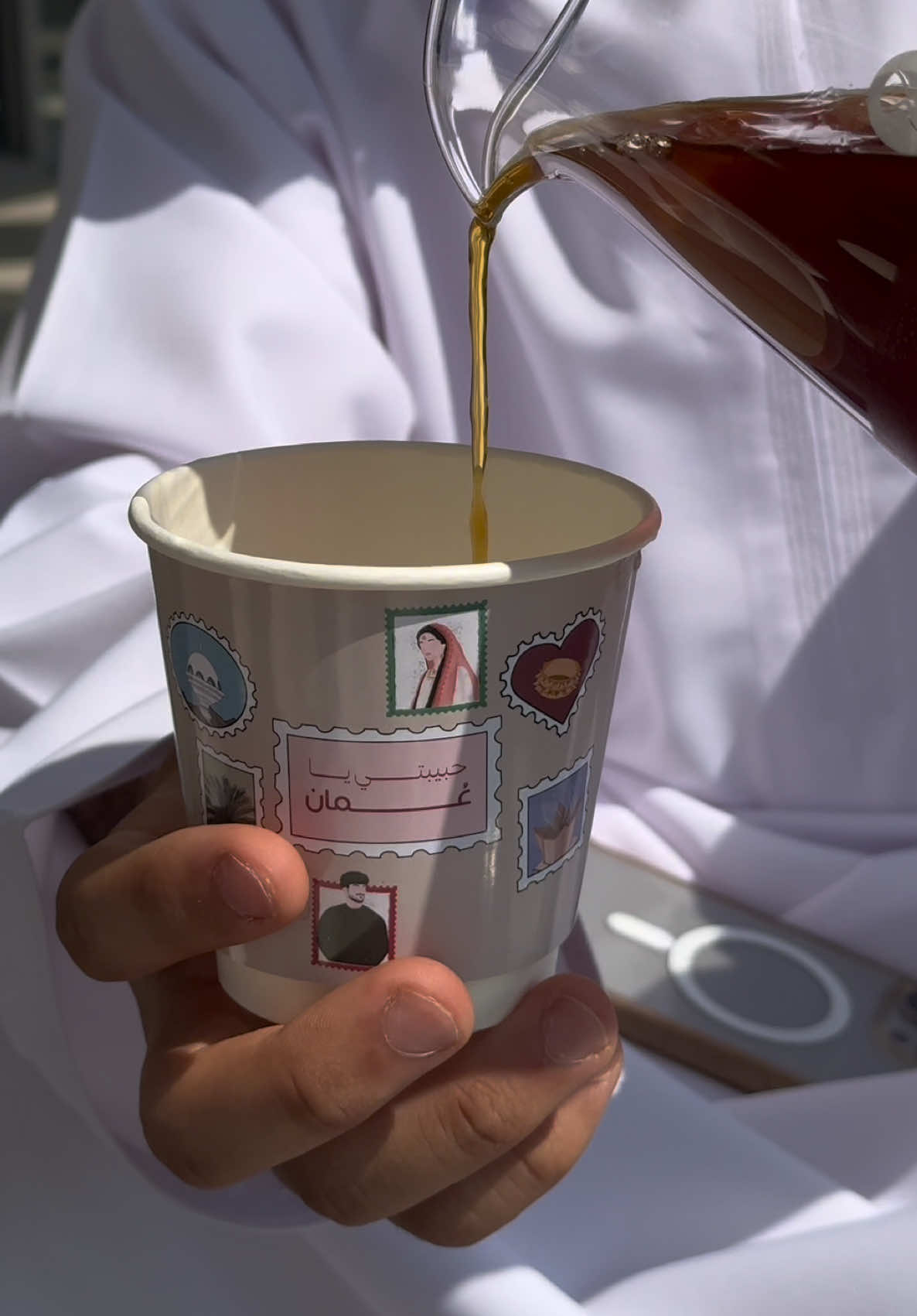 اكواب العيد الوطني وصلت 🇴🇲♥️♥️♥️! #عمانيون #omantiktok #عماني 