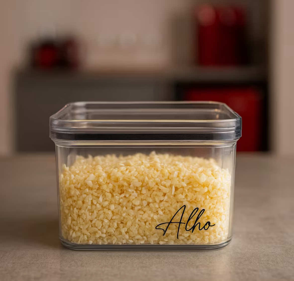 Porta alho de acrílico 🤩❤️❤️#CasaOrganizada #multiuso #alho #porta #acrilico 