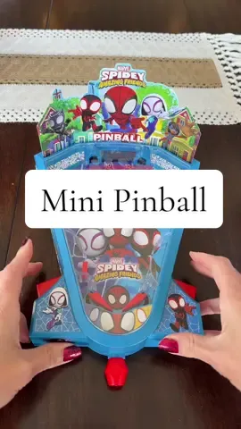 This mini Marvel Spidey pinball game is oddly addictive and priced so low I can see why it's selling so fast.  @World Tech Toys 2.0 #pinball #marveltoys #spideytoy #giftsforkids #pinballgame 